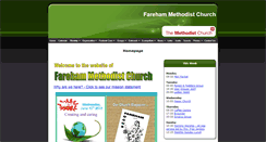 Desktop Screenshot of farehammethodist.org.uk